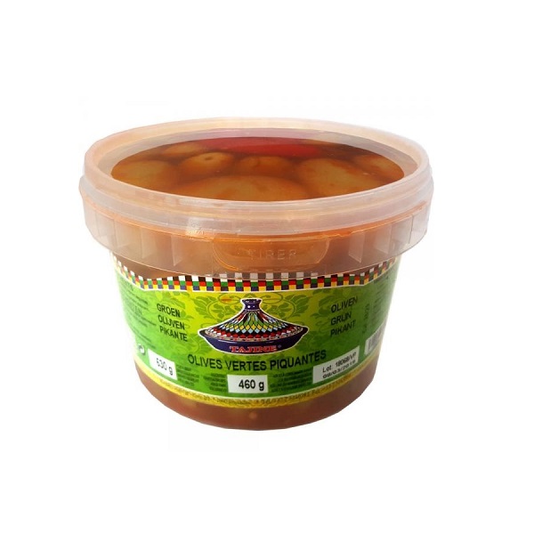 ART0234 OLIVES VERTES PIQUANTES POT DE 6P – Image 1