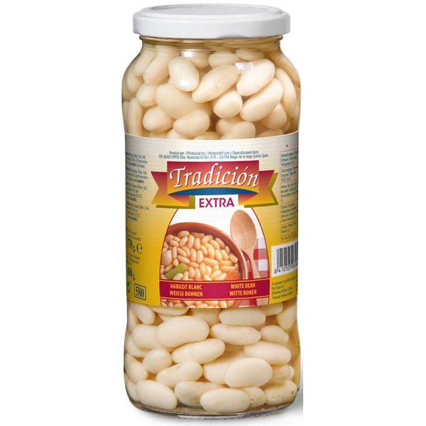 ART0356 HARICOTS BLANCS BOCAL 540g 12P – Image 1