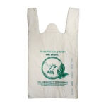 SAC PLASTIQUE BLEU MOYEN BIODÉGRADABLE 2000P
