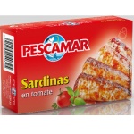 SARDINE PASCAMAR TOMATES 125G 50P