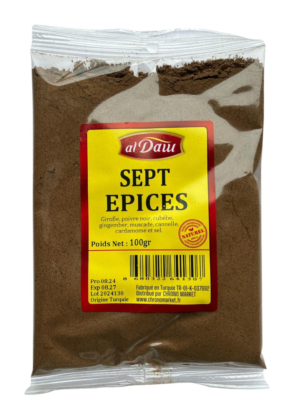 SEPT EPICES 100g  20P