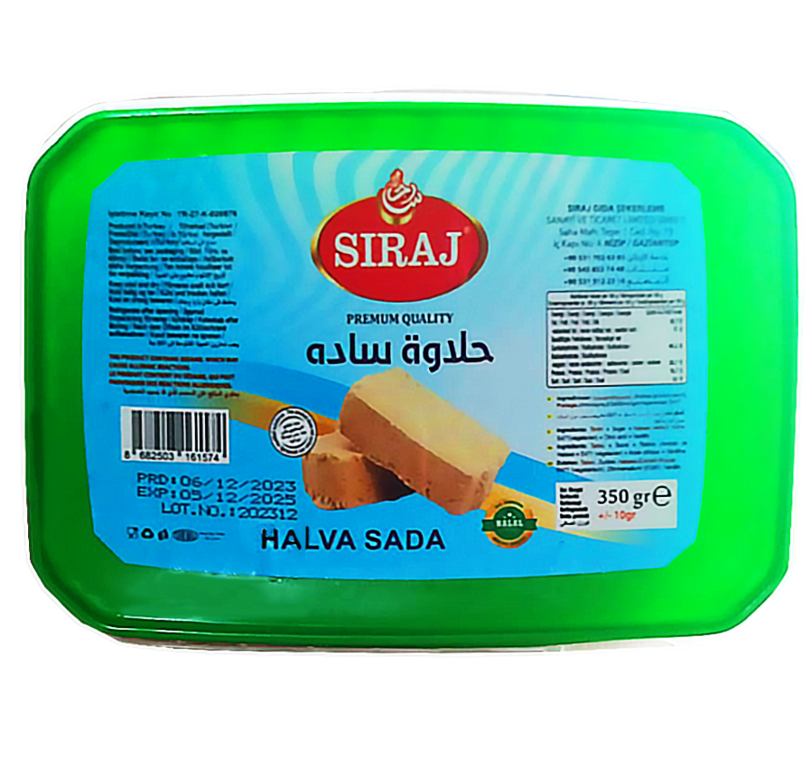 ART1036 HALVA VANILLE SIRAJ 350G 12P – Image 1
