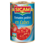 TOMATES CUBÉS 400G SICAM 24P