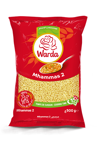 mhamas-moyen PATES WARDA MHAMMAS 500G MOYEN 24P – Image 1