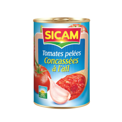 tomate-concassee-a-l-ail-1-2-sicam Tomates Pelée à l'ail_400g_Sicam 24P – Image 1