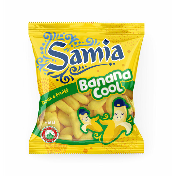 middle_square_bonbons-banana-cool-halal-90-g-samia_3276650117147 Bonbons banana cool halal 90 g Samia 18P – Image 1