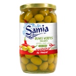 Olives vertes pimentÃ©es 655 g Samia 12P